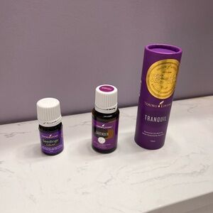 Young Living Essential Oil Collection - Purple and Gold Tranquil Set